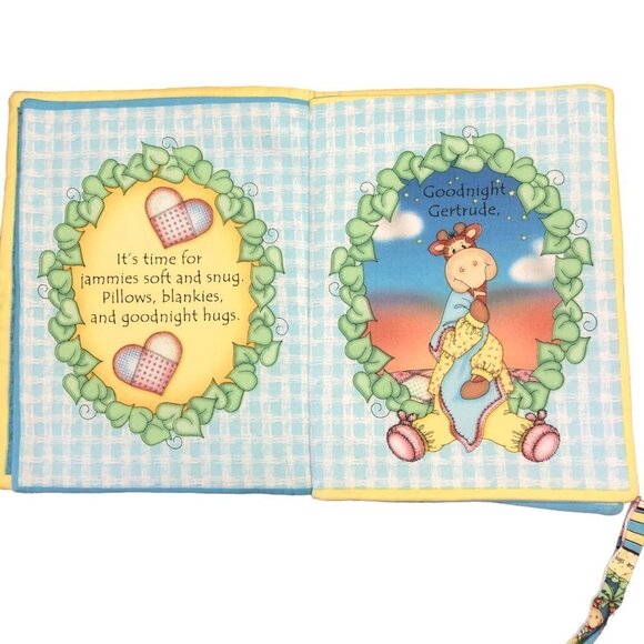 Infant Baby Soft Book Handmade Excellent Condition Bazoople Friends Have 2 Twins - Picture 6 of 7